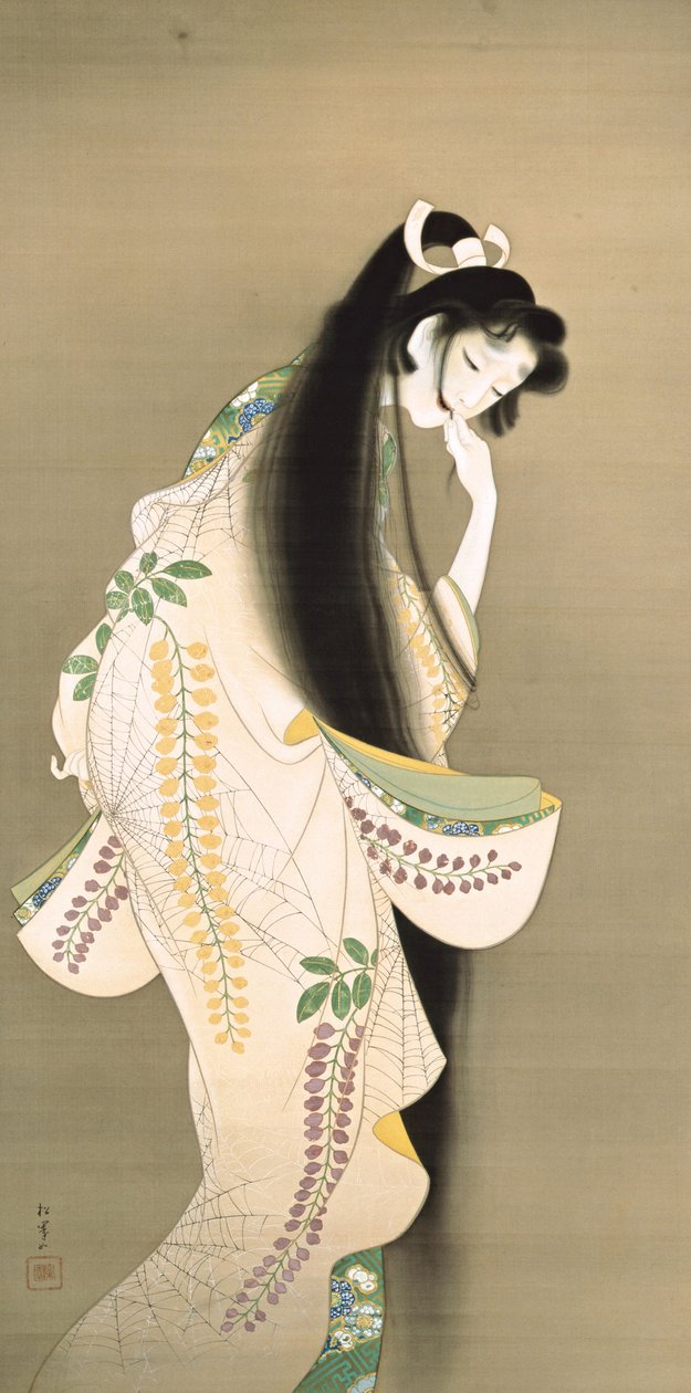 Liekin prinsessa Rokujo, 1818 tekijältä Uemura Shoen