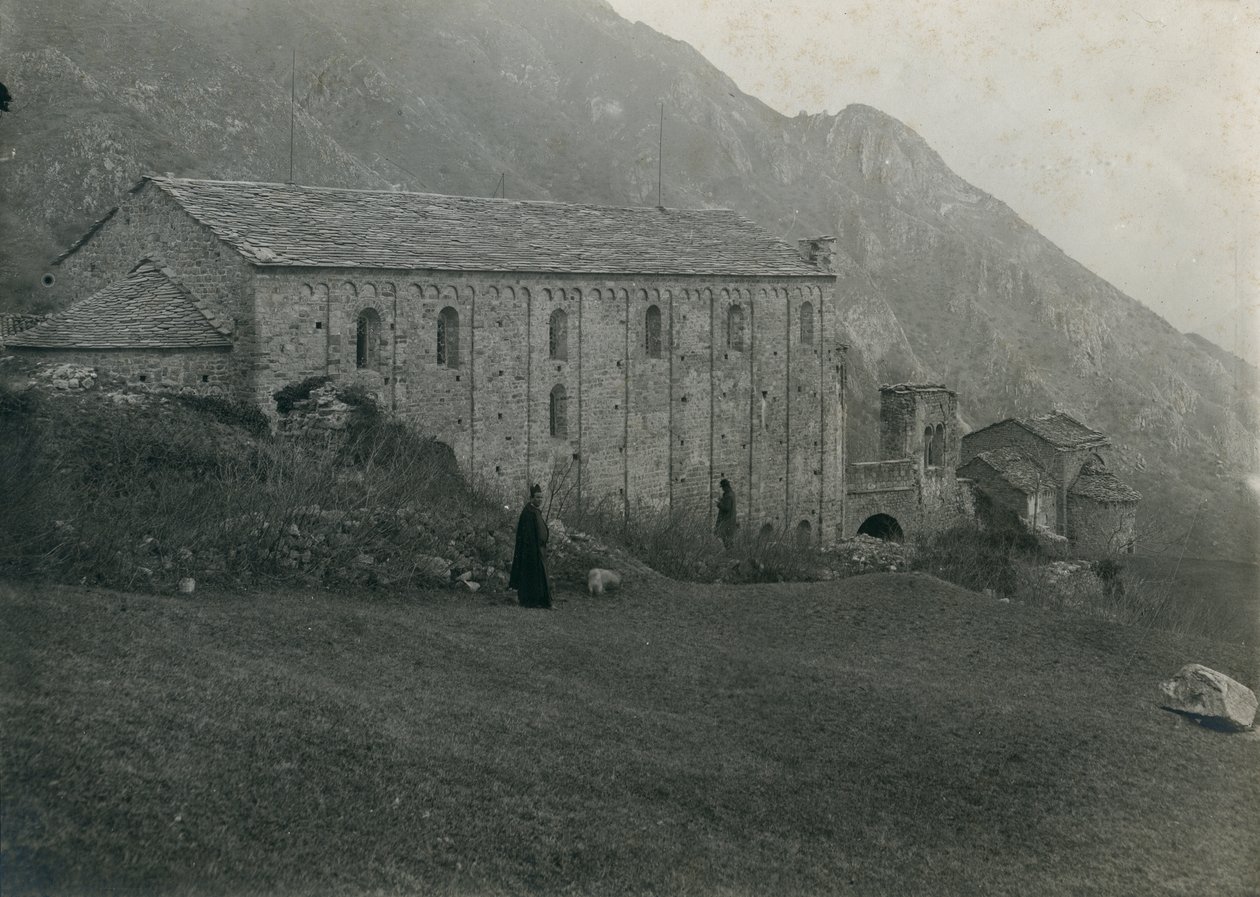 San Pietro al Monten luostari, Civate, Lombardia, Italia, Ugo Monneret de Villardin valokuva, noin 1910. tekijältä Ugo Monneret de Villard