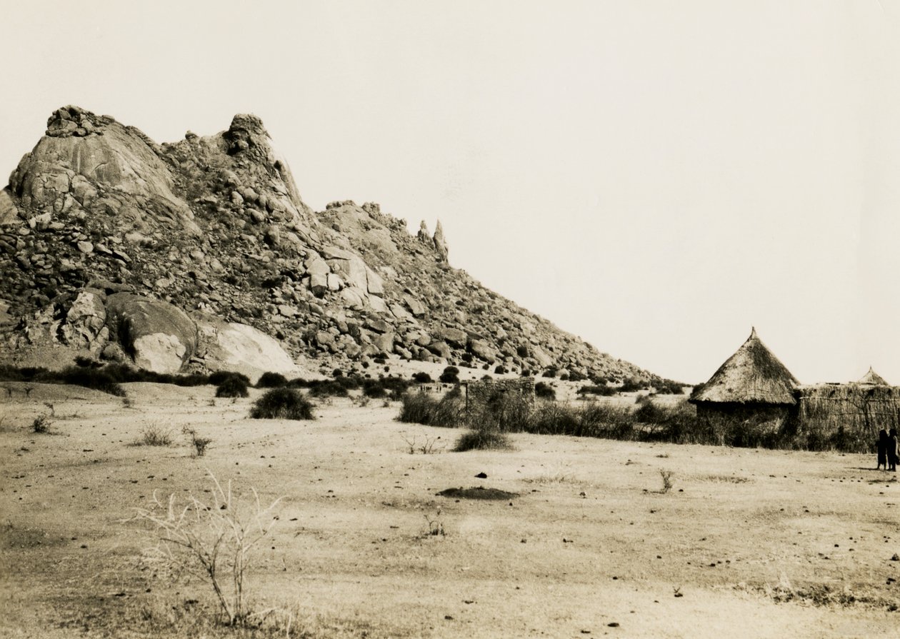 Majoja Gebel Sagadin lähellä Sudanissa, Ugo Monneret de Villardin valokuva, n. 1930. tekijältä Ugo Monneret de Villard