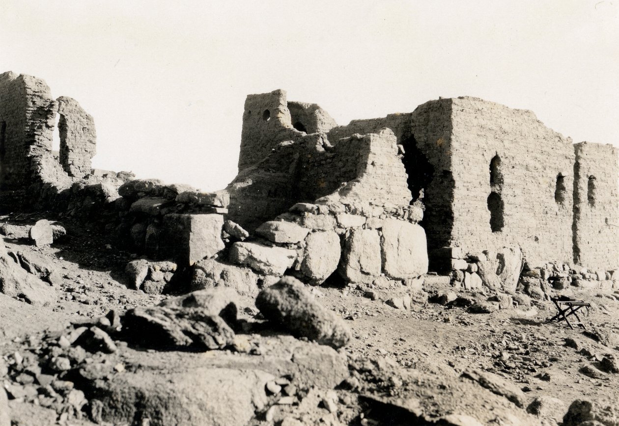 Rauniot Bigehin saarella, Egypti, valokuva: Ugo Monneret de Villard tekijältä Ugo Monneret de Villard