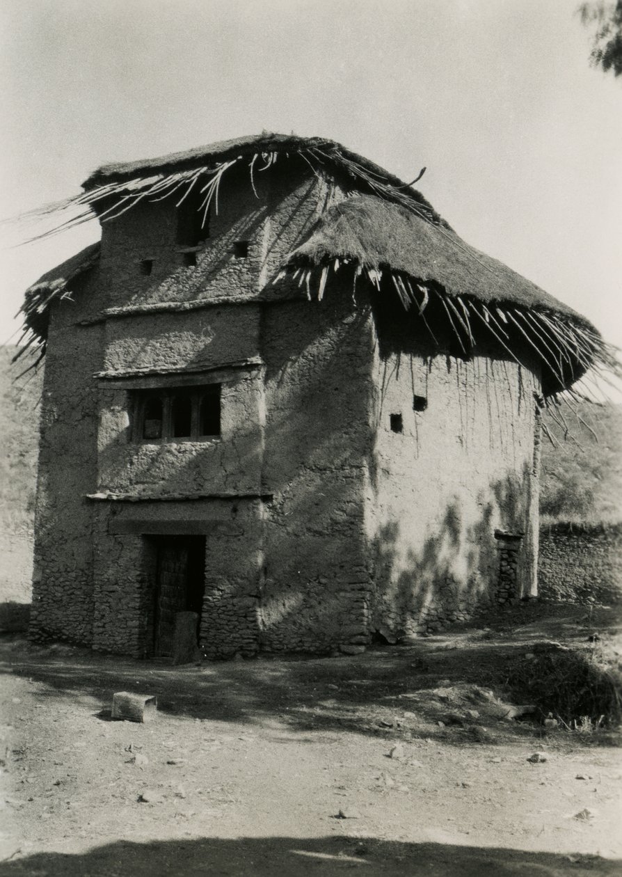 Neliönmuotoinen navetta, Axum, Etiopia, valokuvaaja Ugo Monneret de Villard. tekijältä Ugo Monneret de Villard