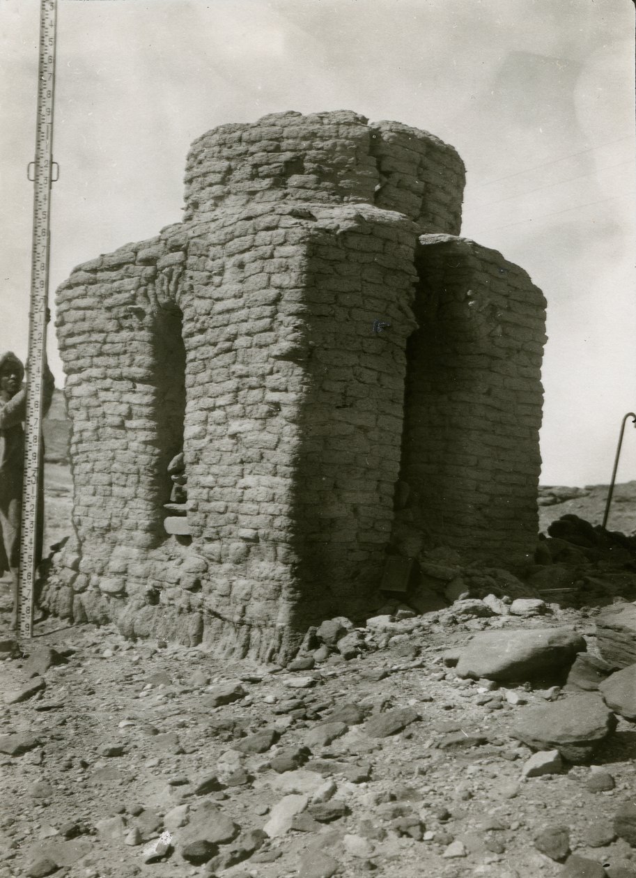 Hauta pohjoisessa hautausmaalla, Qasr Ibrim, Egypti, valokuvaaja Ugo Monneret de Villard. tekijältä Ugo Monneret de Villard