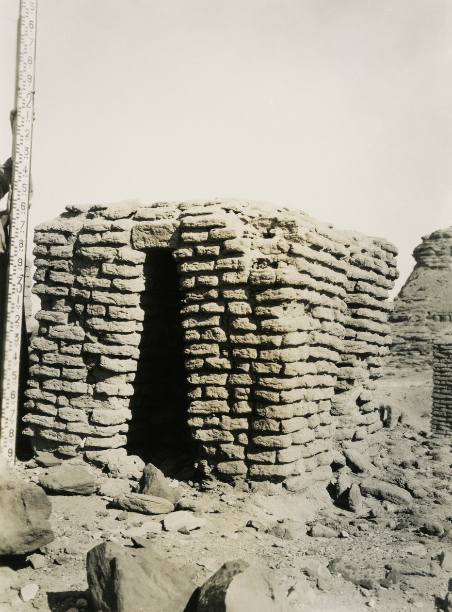 Hauta pohjoisessa hautausmaalla, Qasr Ibrim, Egypti, valokuvaaja Ugo Monneret de Villard. tekijältä Ugo Monneret de Villard
