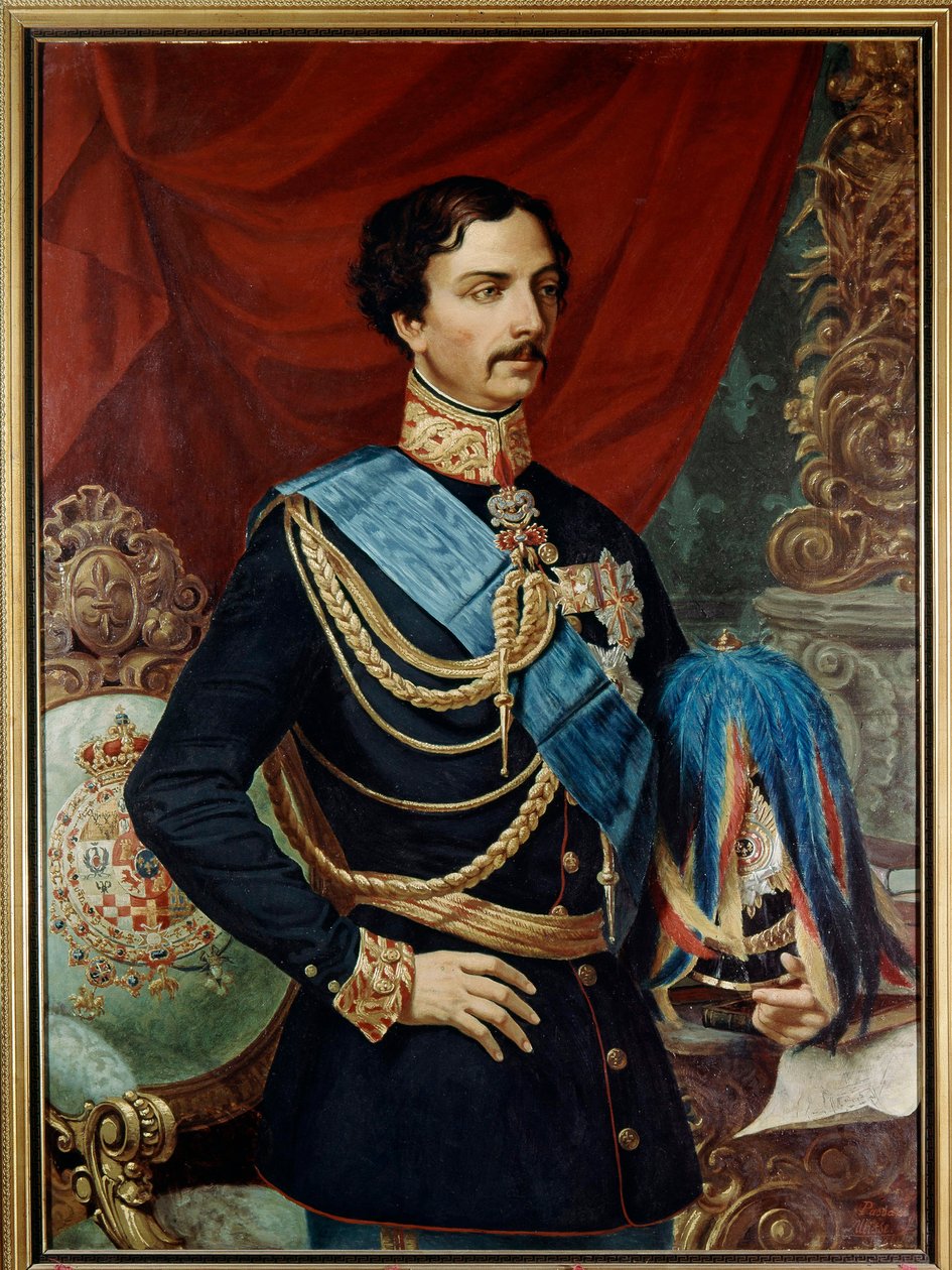 Charles of Bourbon Parma (1799 -1883), Parman herttua - Kaarle III Bourbonista (1823 - 1854) 1800-luku (öljy kankaalle) tekijältä Ulisse Passani