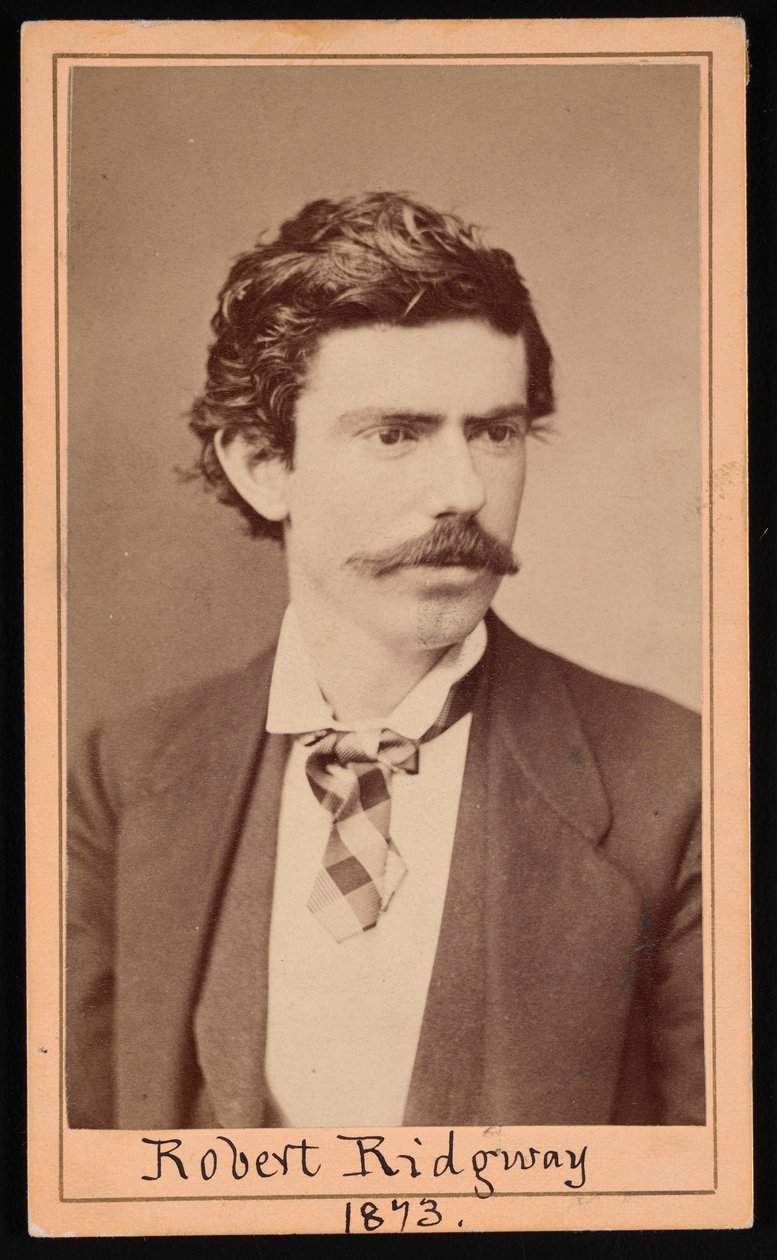 Robert Ridgwayn muotokuva 1850-1929, huhtikuu 1873. tekijältä Ulke Bros