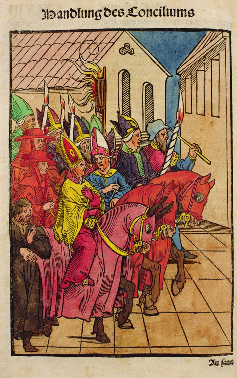 Konstanzin kirkolliskokous, "Chronik des Konzils von Konstanz" tekijältä Ulrich von Richental