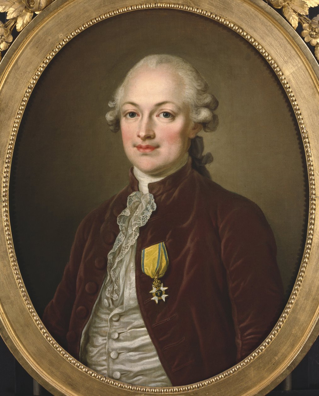 Paroni Erik Magnus de Stael Holstein, Ruotsin suurlähettiläs Ranskassa - Paroni Erik Magnus Stael von Holsteinin (1749-1802) muotokuva, Pasch, Ulrika Fredrika (1735-1796). Öljy kankaalle tekijältä Ulrika Fredrika Pasch