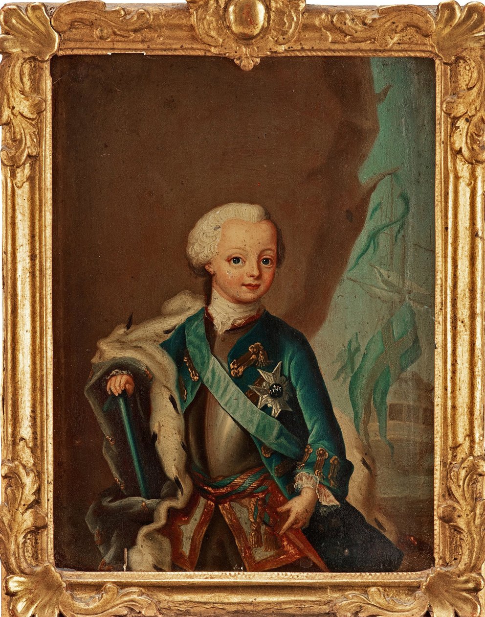 Kaarle XIII, Ruotsin kuningas (1748-1818) - Pasch, Ulrika Fredrikan (1735-1796) muotokuva Ruotsin prinssi Kaarle XIII:sta tekijältä Ulrika Fredrika Pasch