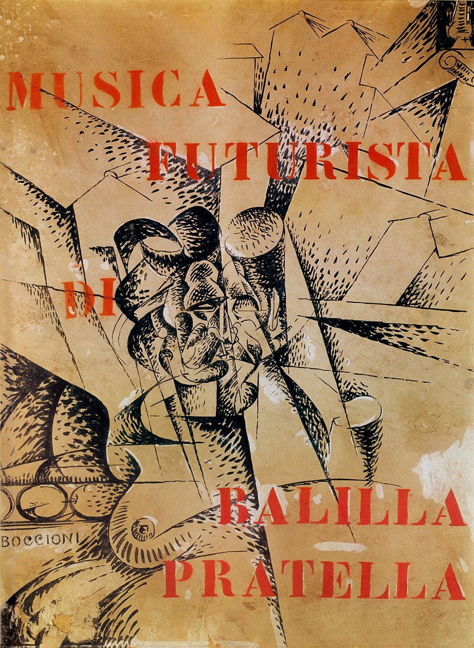 Suunnittelu Francesco Balilla Pratellan (1880-1955) 