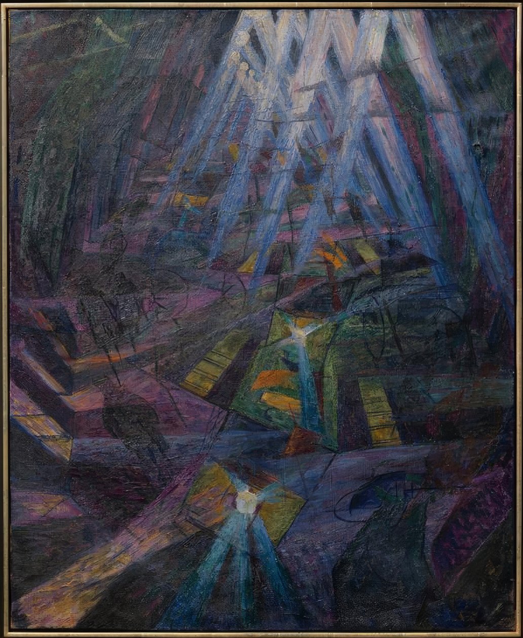 Die Kräfte einer Straße tekijältä Umberto Boccioni