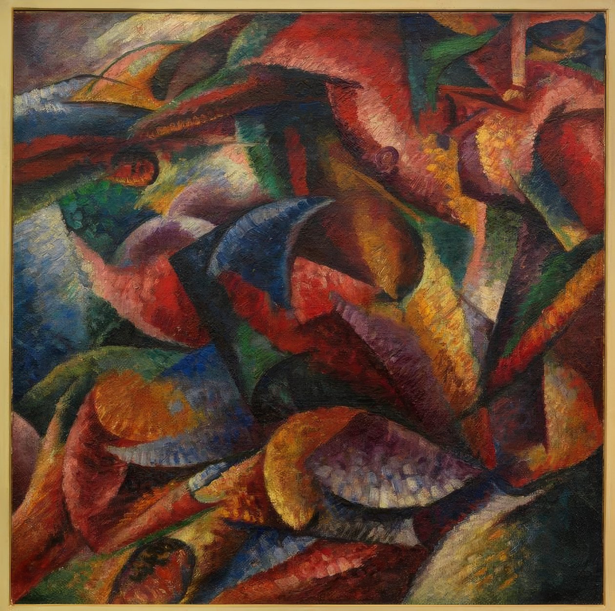Dynamismus eines menschlichen Körpers tekijältä Umberto Boccioni