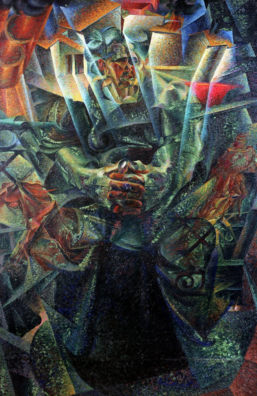 Matter, 1912 tekijältä Umberto Boccioni