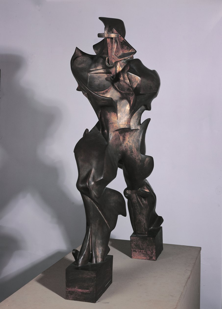 Avaruuden jatkuvuuden ainutlaatuiset muodot, 1913 (pronssi) tekijältä Umberto Boccioni