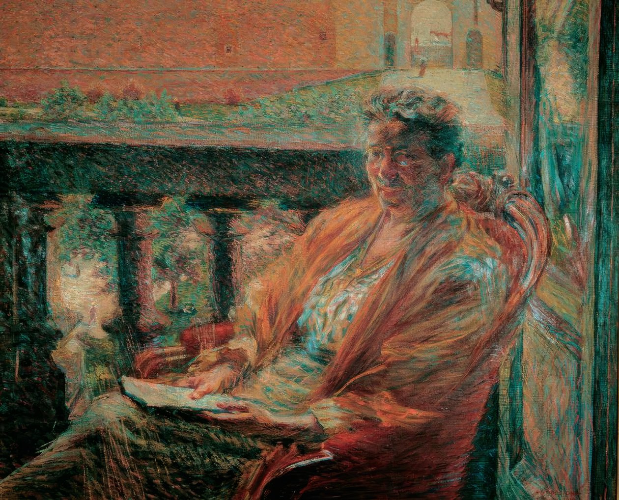 Rouva Meta Quarckin muotokuva tekijältä Umberto Boccioni