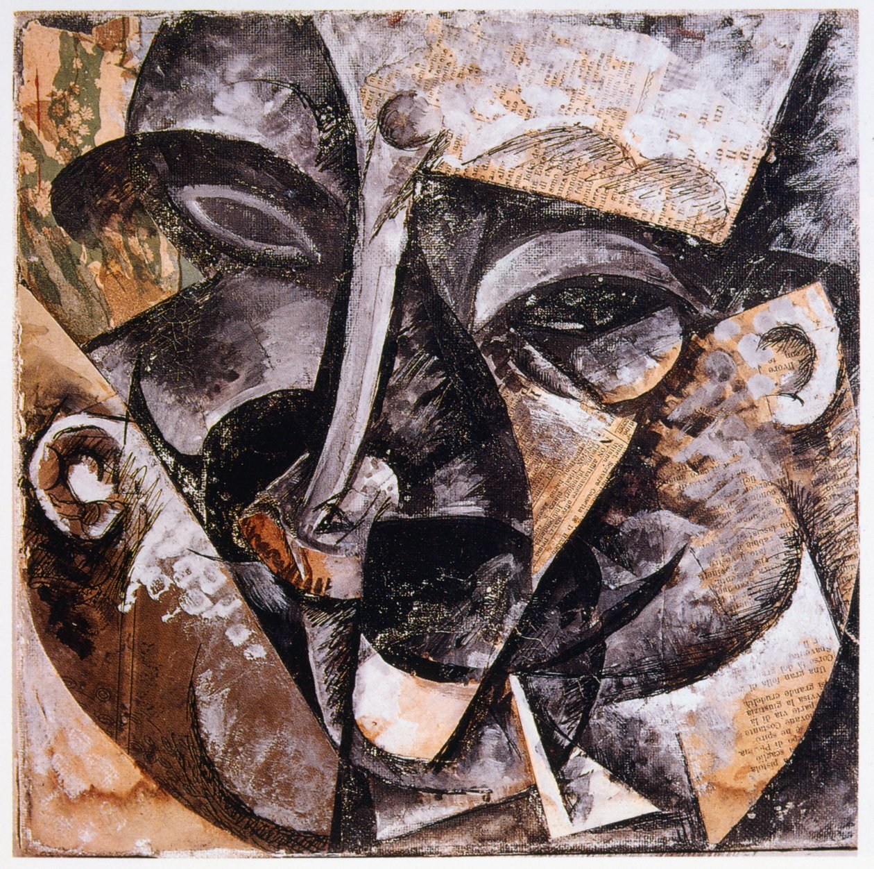 Miehen pään dynamiikka, 1914 tekijältä Umberto Boccioni