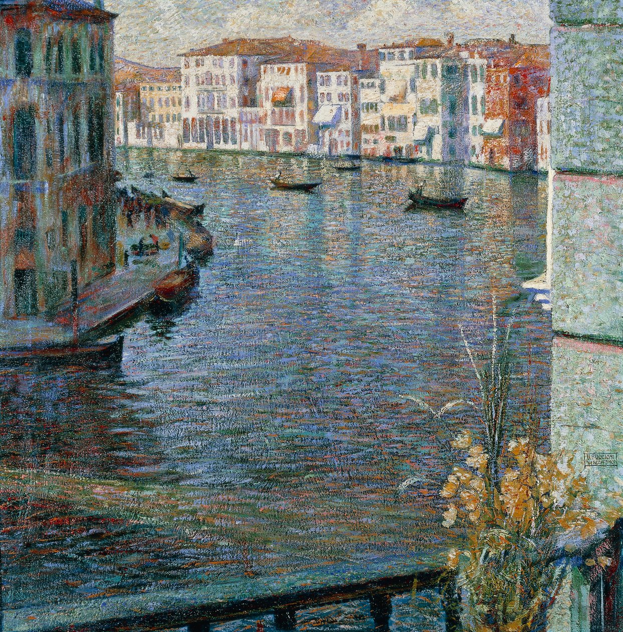 Grand Canal Venetsiassa tekijältä Umberto Boccioni