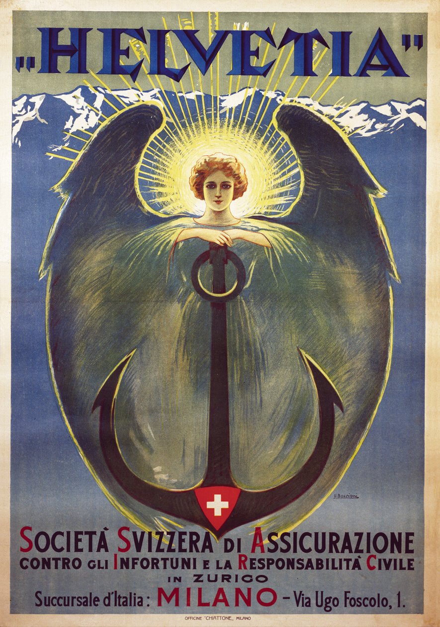 Umberto Boccionin Helvetia-juliste tekijältä Umberto Boccioni