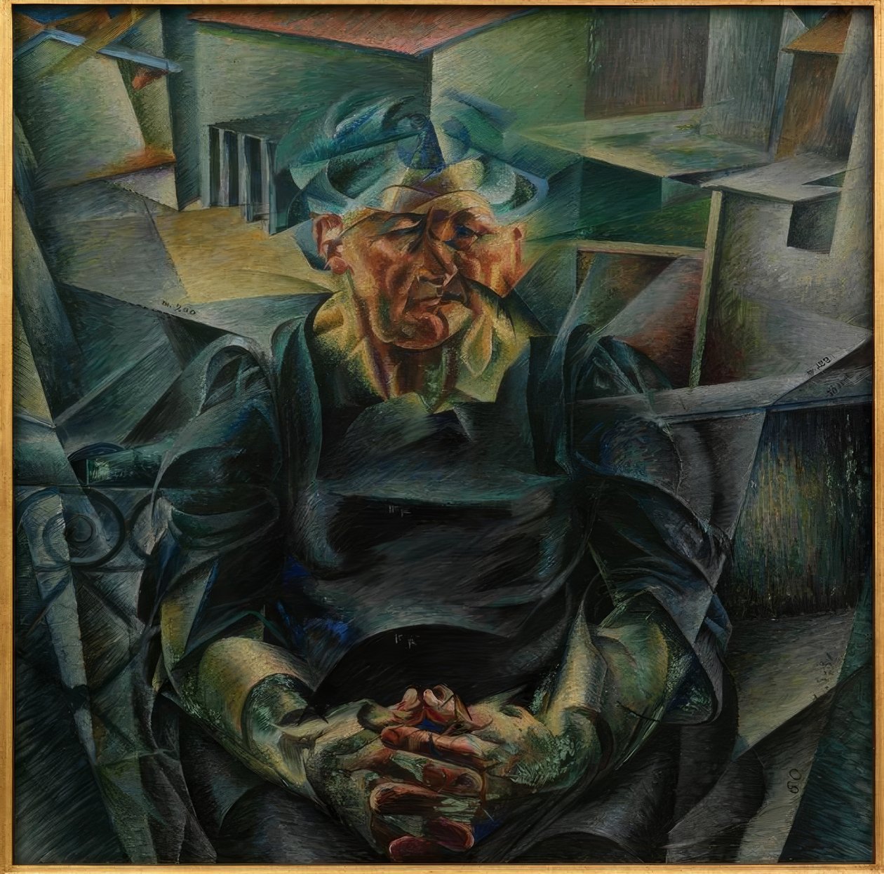 Vaakarakenne tekijältä Umberto Boccioni