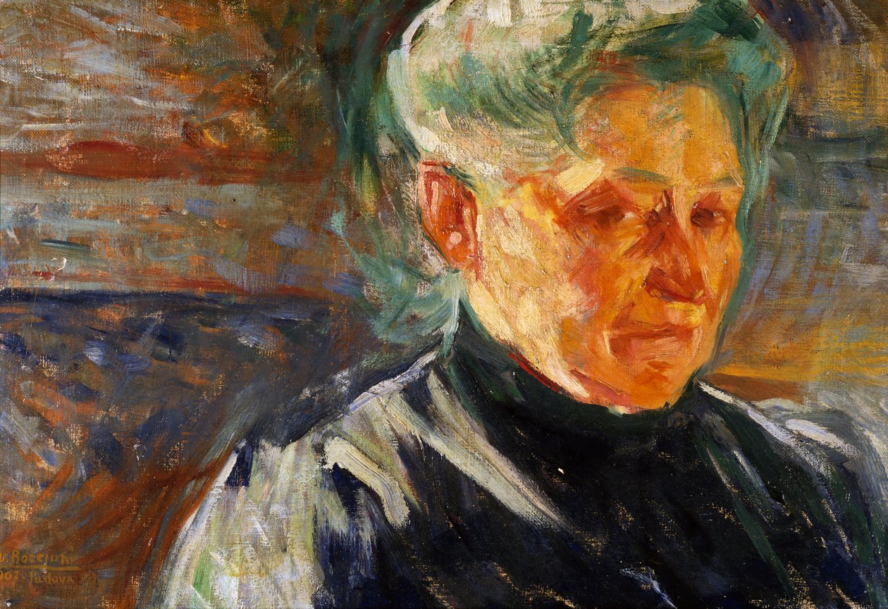 Äidin muotokuva tekijältä Umberto Boccioni