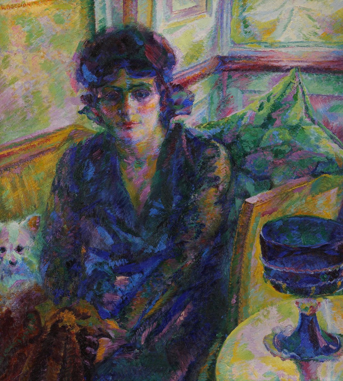 Signora Cragnolini Fannan muotokuva, 1916. tekijältä Umberto Boccioni