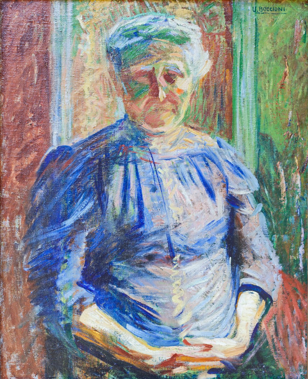Äidin muotokuva tekijältä Umberto Boccioni