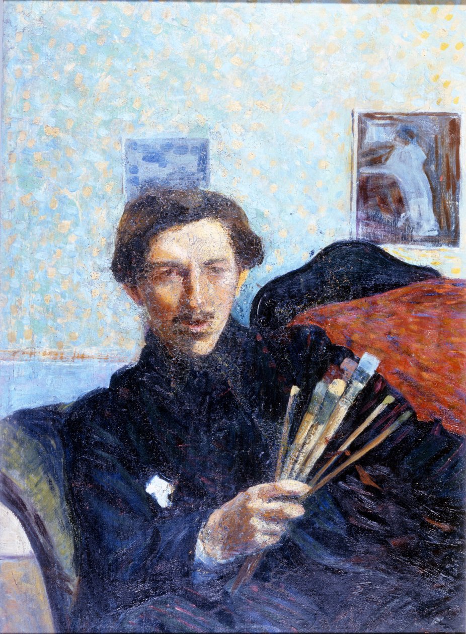 Umberto Boccionin omakuva vuonna 1908. Breran taidegalleria Milanossa. tekijältä Umberto Boccioni