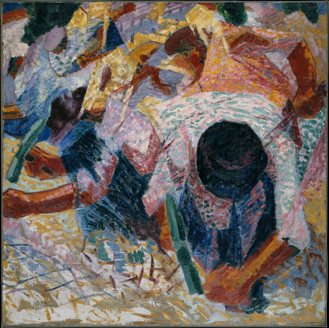 Die Straßenpflasterer tekijältä Umberto Boccioni