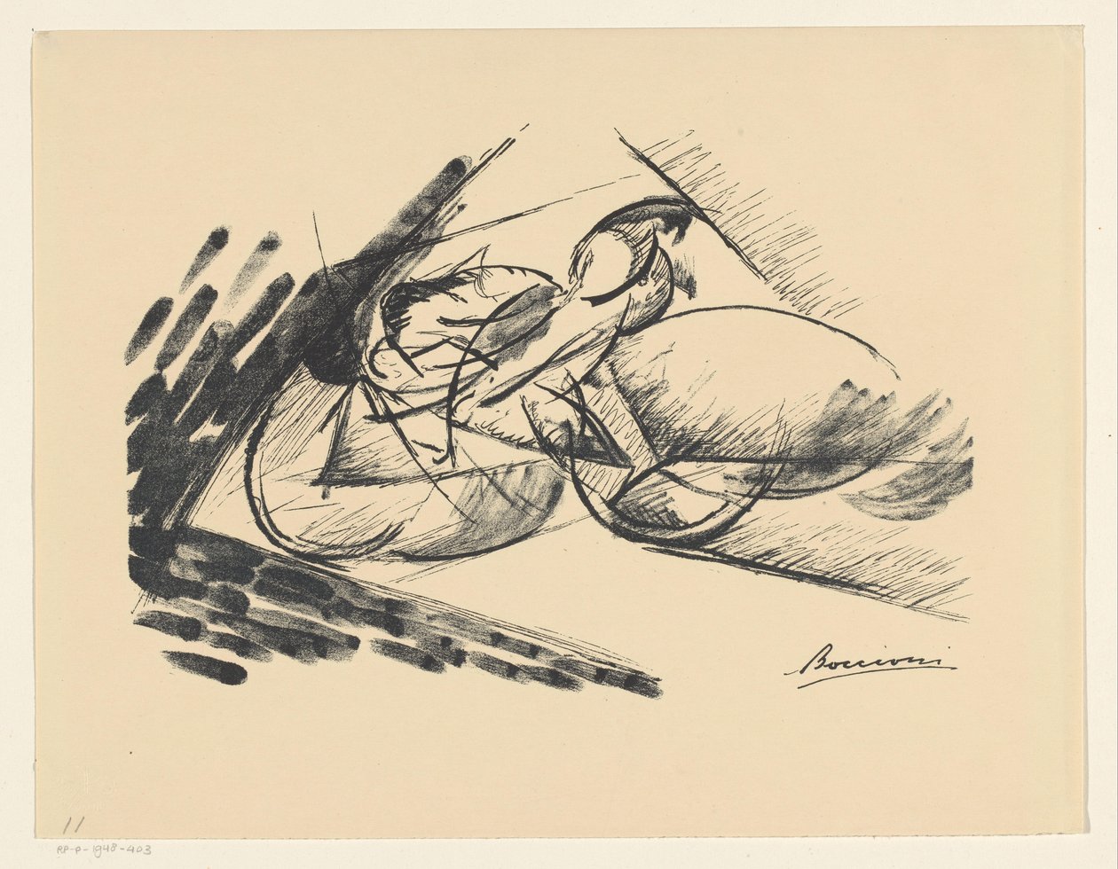 Nimetön (nopeus) tekijältä Umberto Boccioni