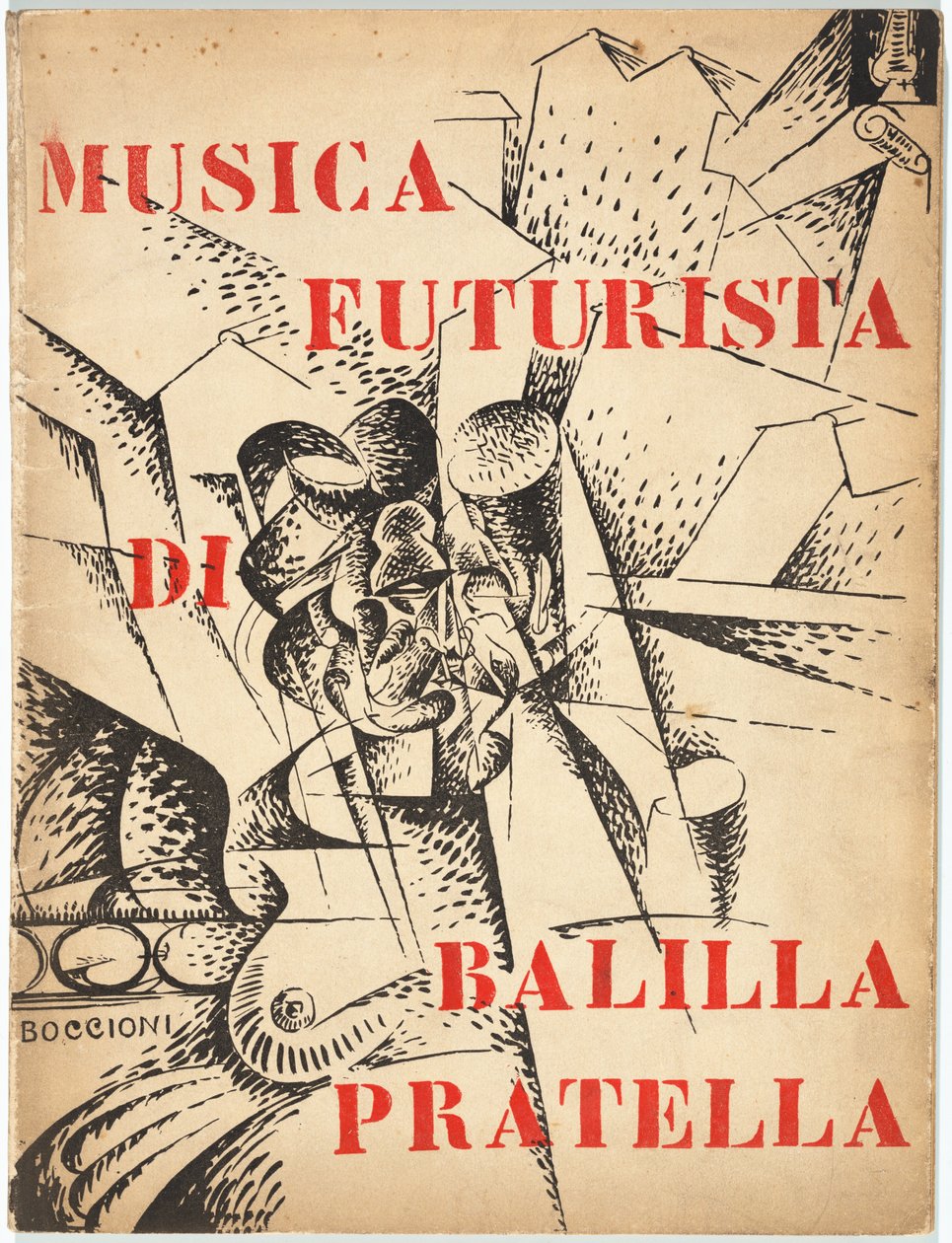 Futuristista musiikkia orkesterille tekijältä Umberto Boccioni, Francesco Balilla Pratella