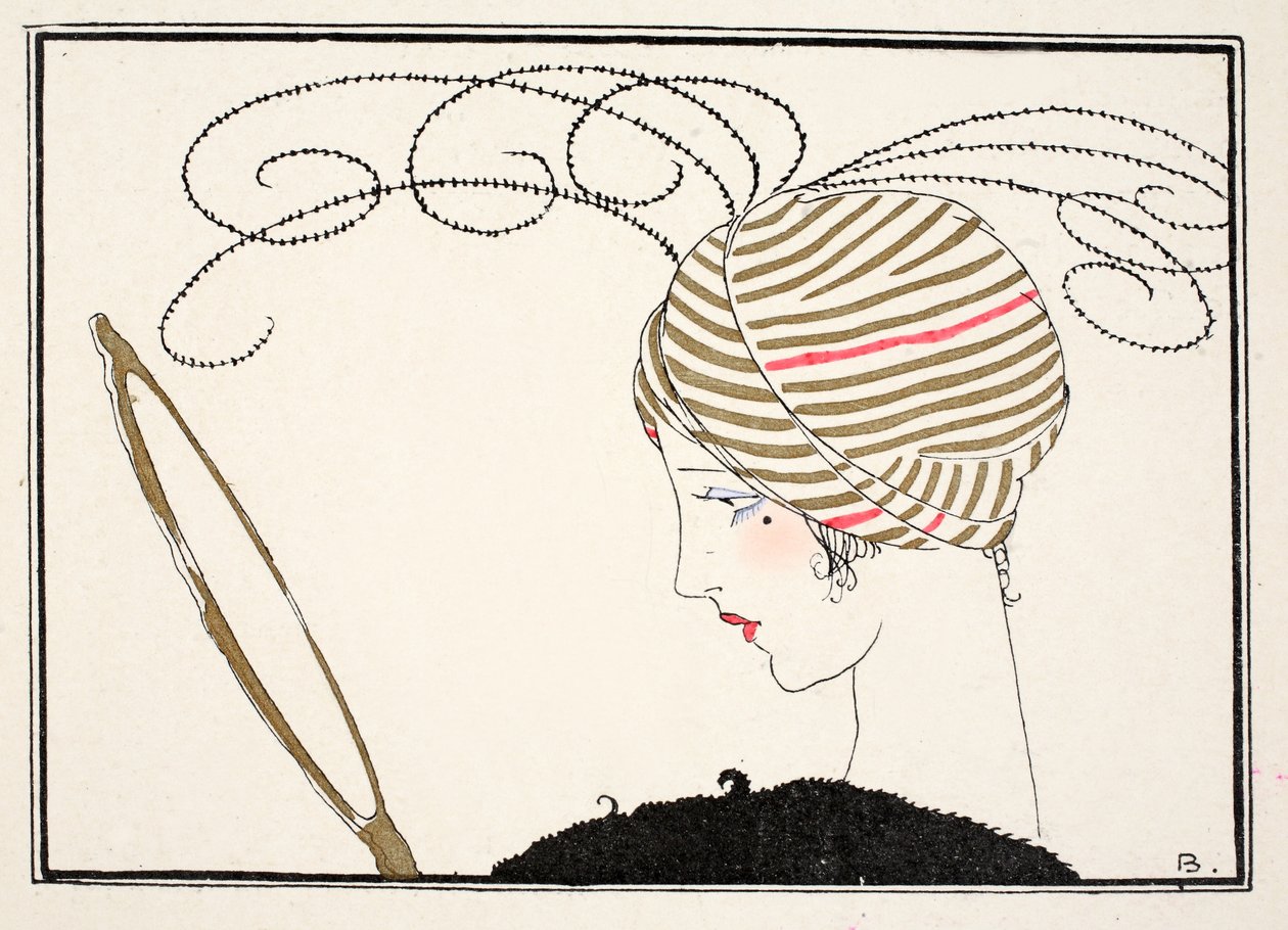 Parisian Elegance (stensiiliprintti) tekijältä Umberto Brunelleschi