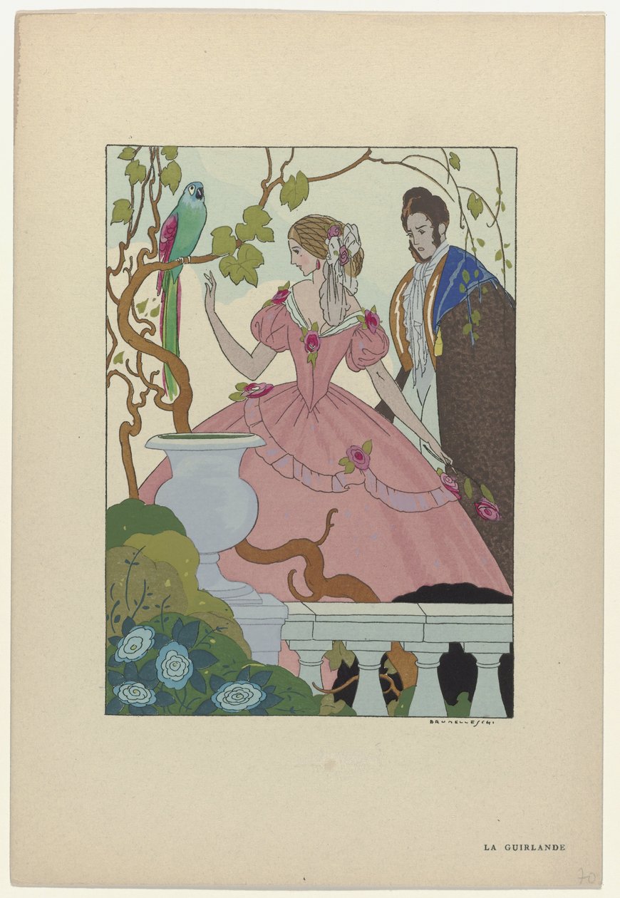 The Garland, kuukausittainen taiteen ja kirjallisuuden albumi, 1919-1920 tekijältä Umberto Brunelleschi