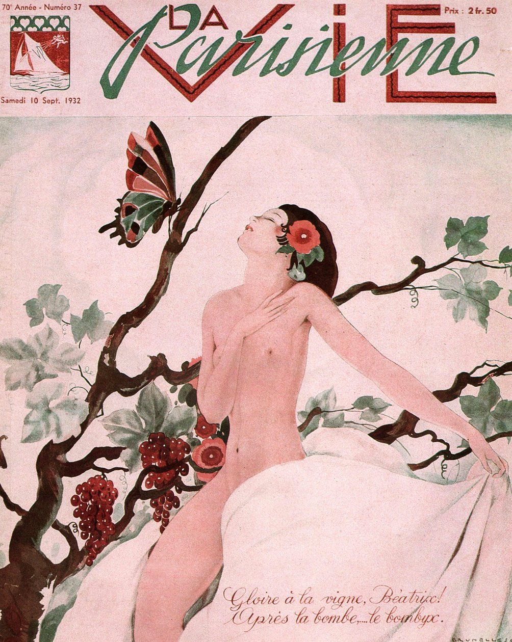Parisian Life -lehden kansi, 1932 tekijältä Umberto Brunelleschi
