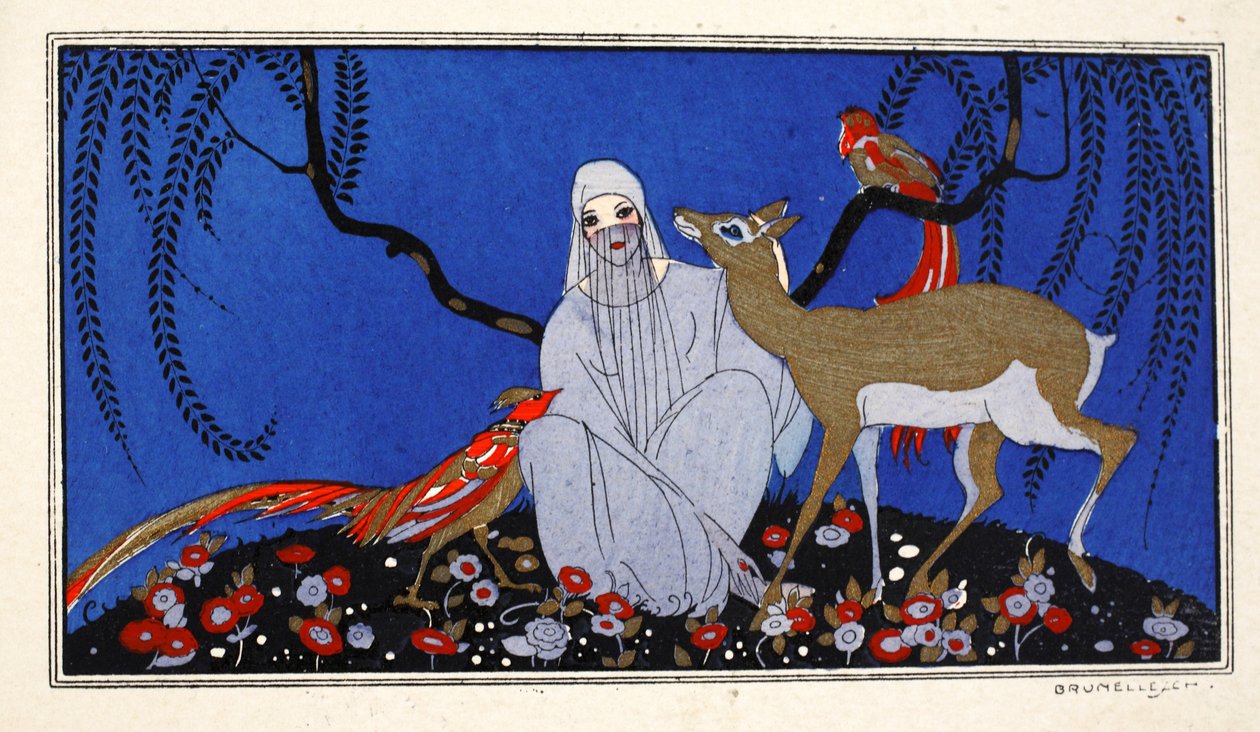 Lil-Aaroussa (impressió de plantilla) finlandès tekijältä Umberto Brunelleschi