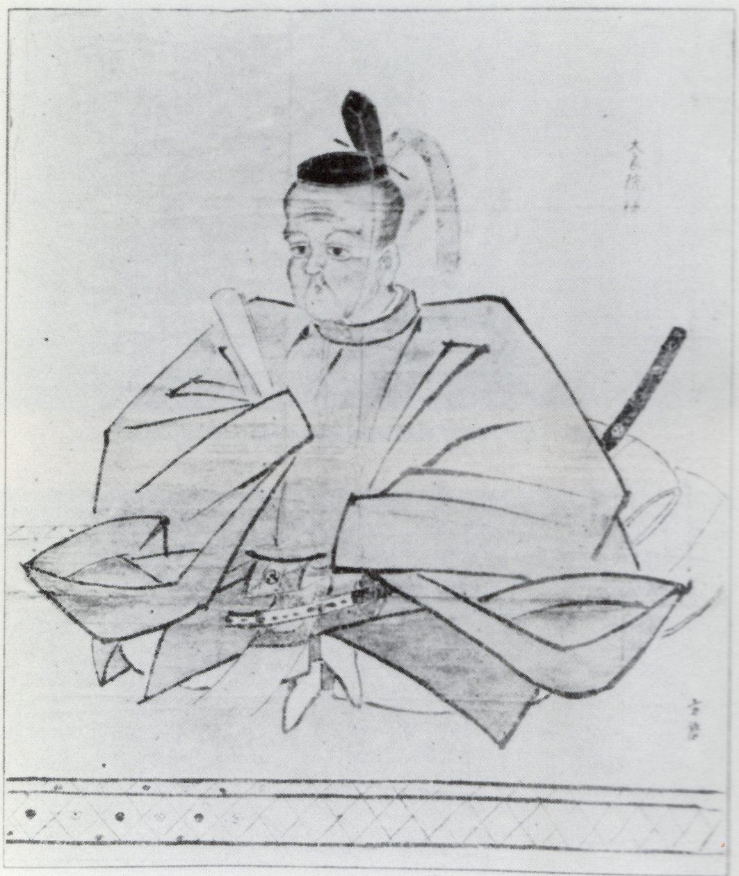 有 馬 頼 徳 の 肖像。 tekijältä Unbekannt Unbekannt