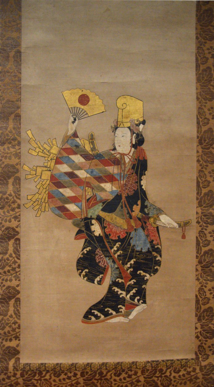 Näyttelijä de Kabuki. Kakémono. Époque Edo tekijältä Unbekannt Unbekannt