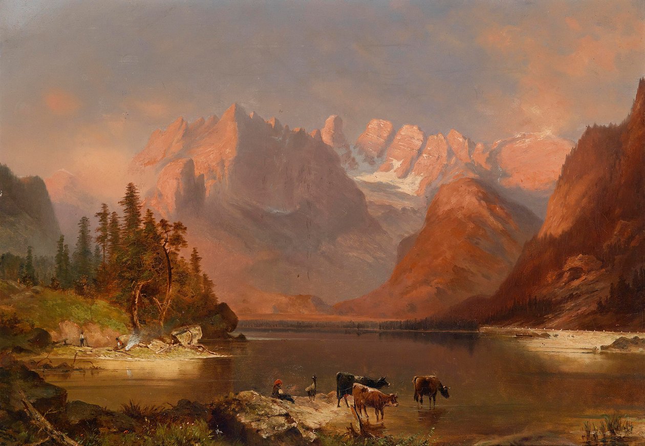 Blick auf den Dürensee mit Cristallo tekijältä Unbekannt Unbekannt