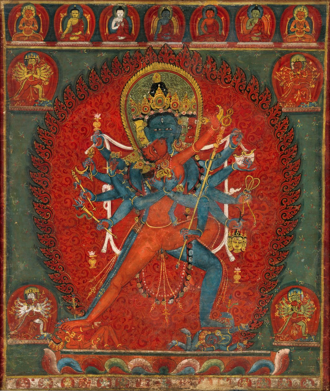 Chakrasamvara ja Vajravarahi tekijältä Unbekannt Unbekannt
