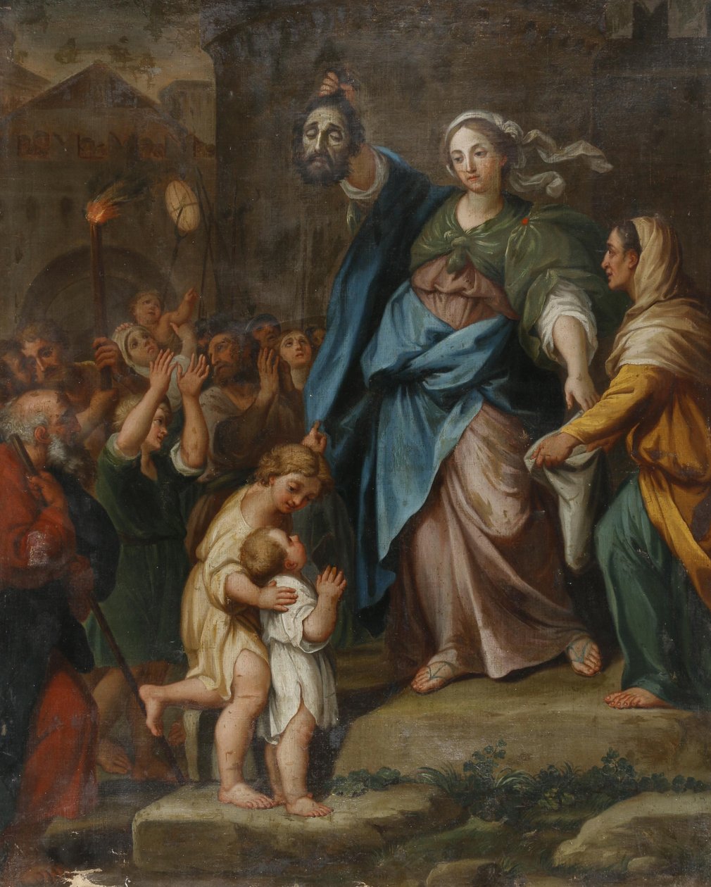 Judith präsentiert das Haupt des Holofernes tekijältä Unbekannt Unbekannt