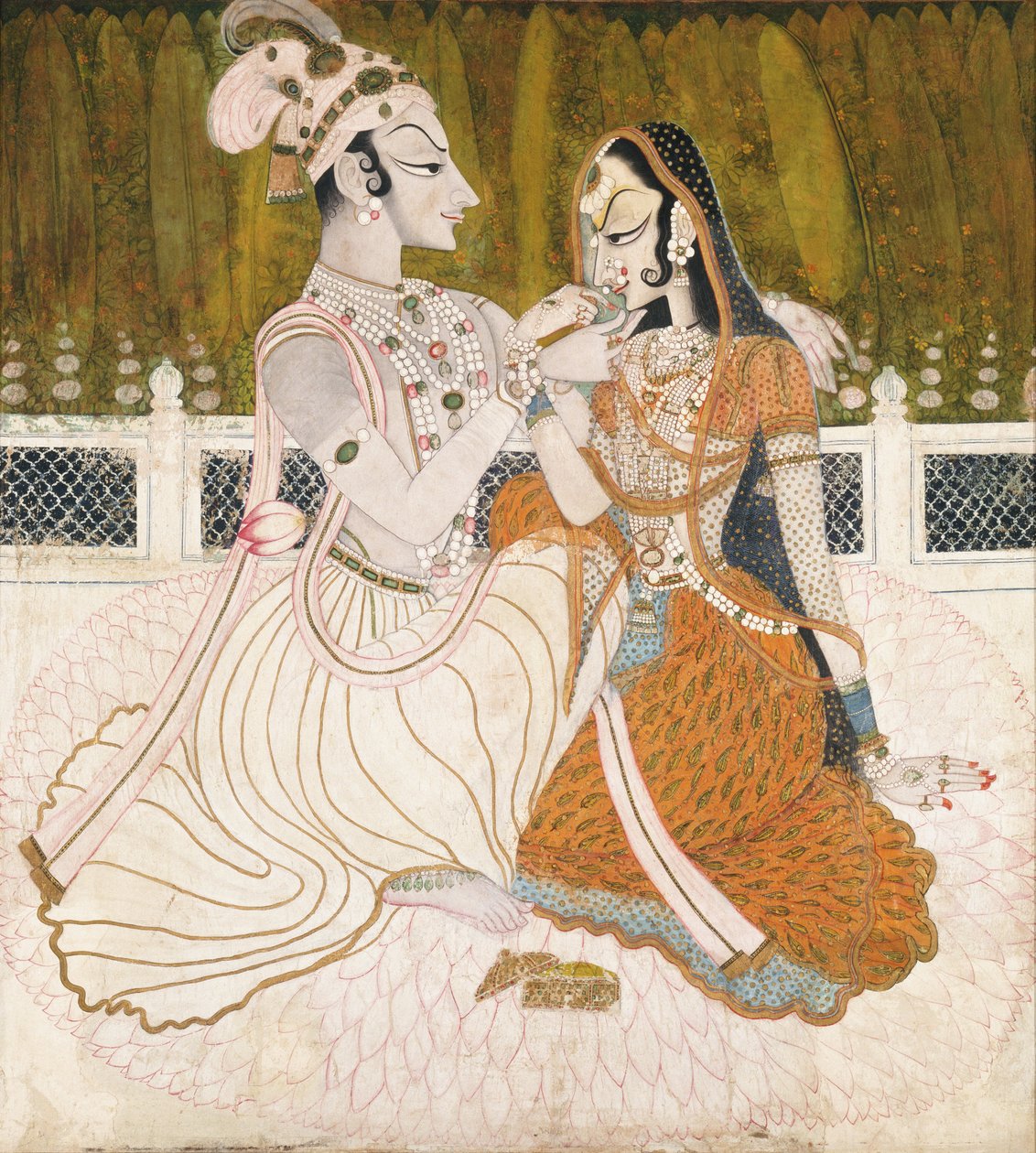 Krishna ja Radha tekijältä Unbekannt Unbekannt