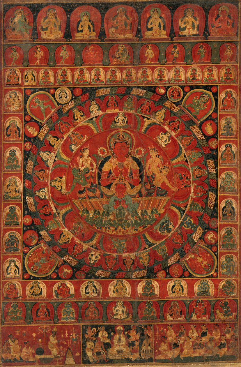 Aurinkojumala Suryan mandala tekijältä Unbekannt Unbekannt