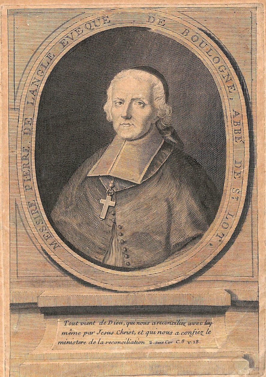 Muotokuva Monseigneur Pierre de LANGLE tekijältä Unbekannt Unbekannt
