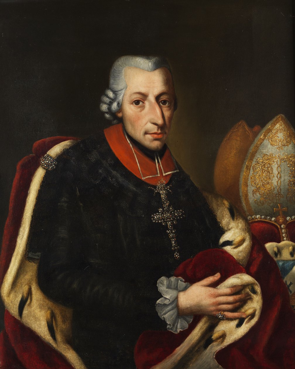 Muotokuva Franz Ludwig von Erthalista, Bischof von Bambergistä ja Würzburgista tekijältä Unbekannt Unbekannt
