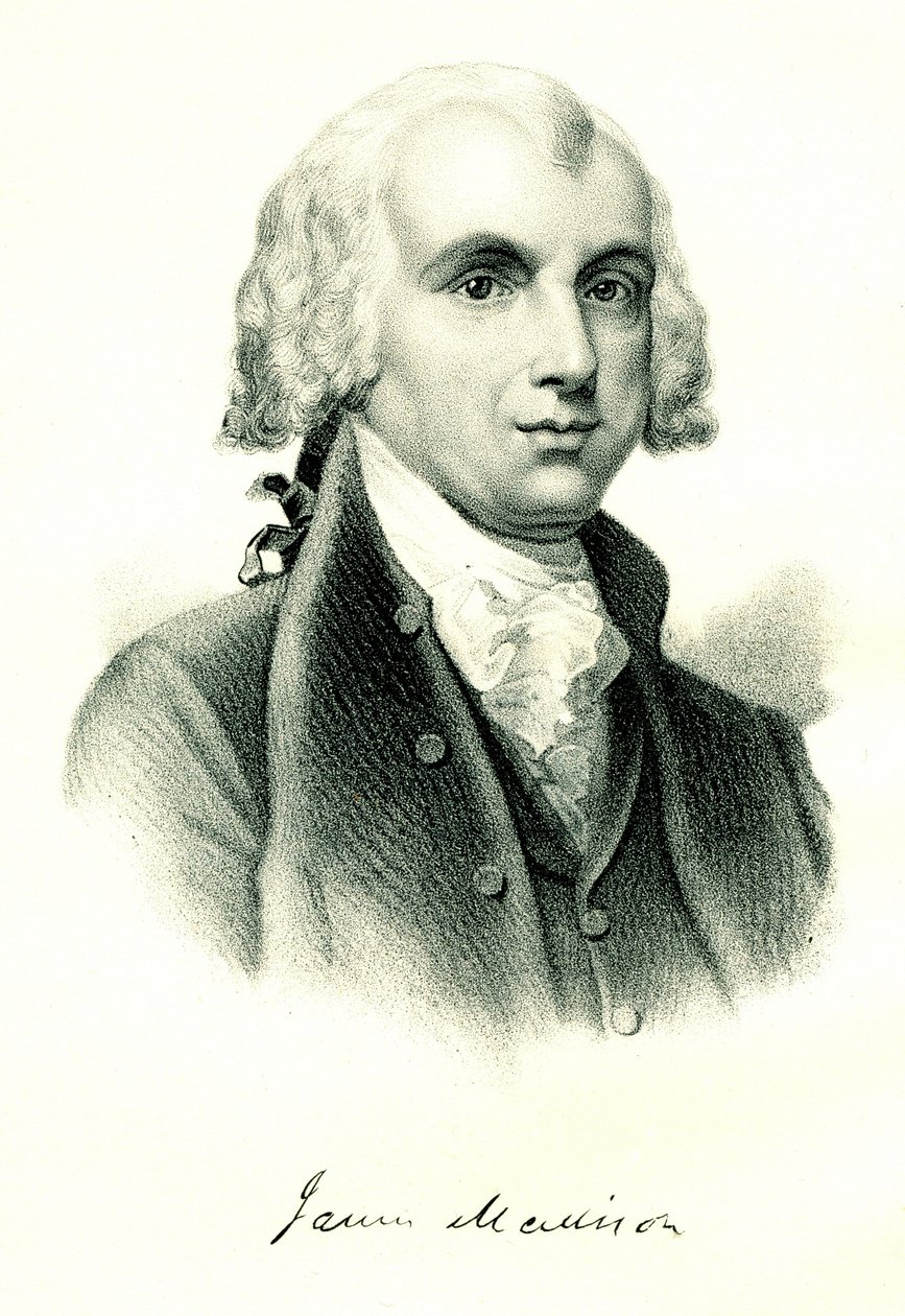 Presidentti James Madison tekijältä Unbekannt Unbekannt