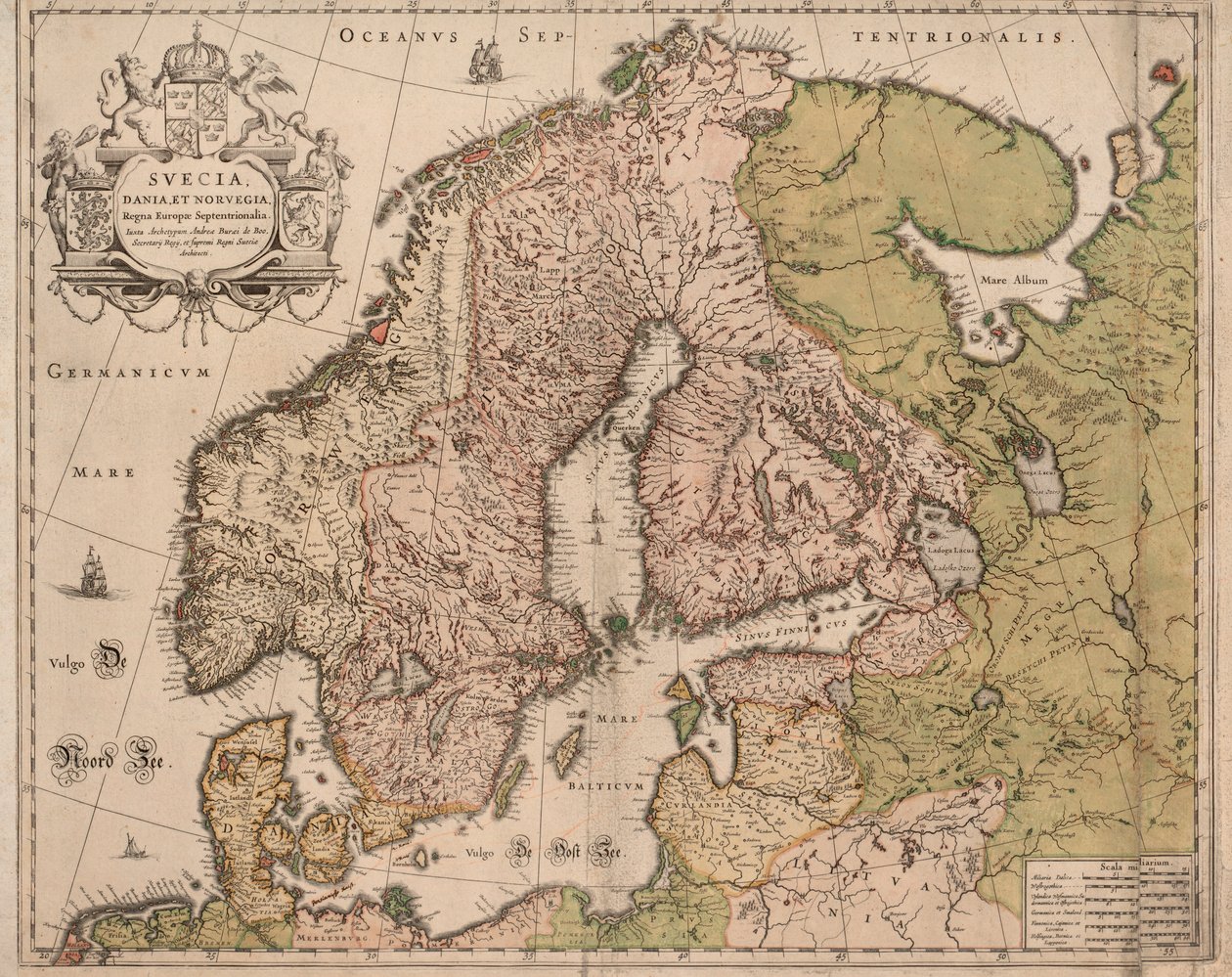 Svecia Dania ja Norvegia tekijältä Unbekannt Unbekannt