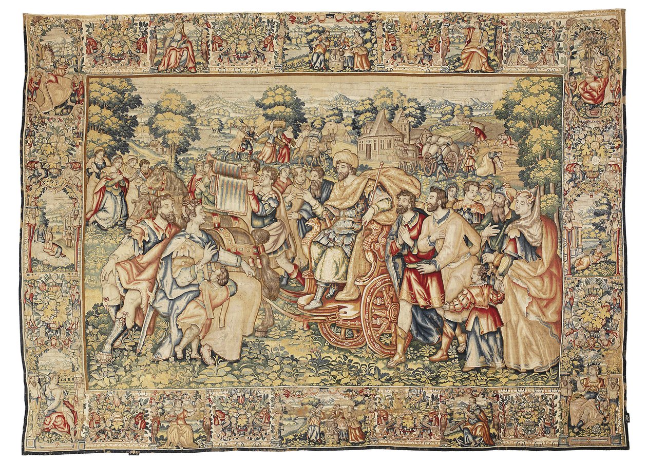 Tapisserie Jephta ja sech Tochter tekijältä Unbekannt Unbekannt