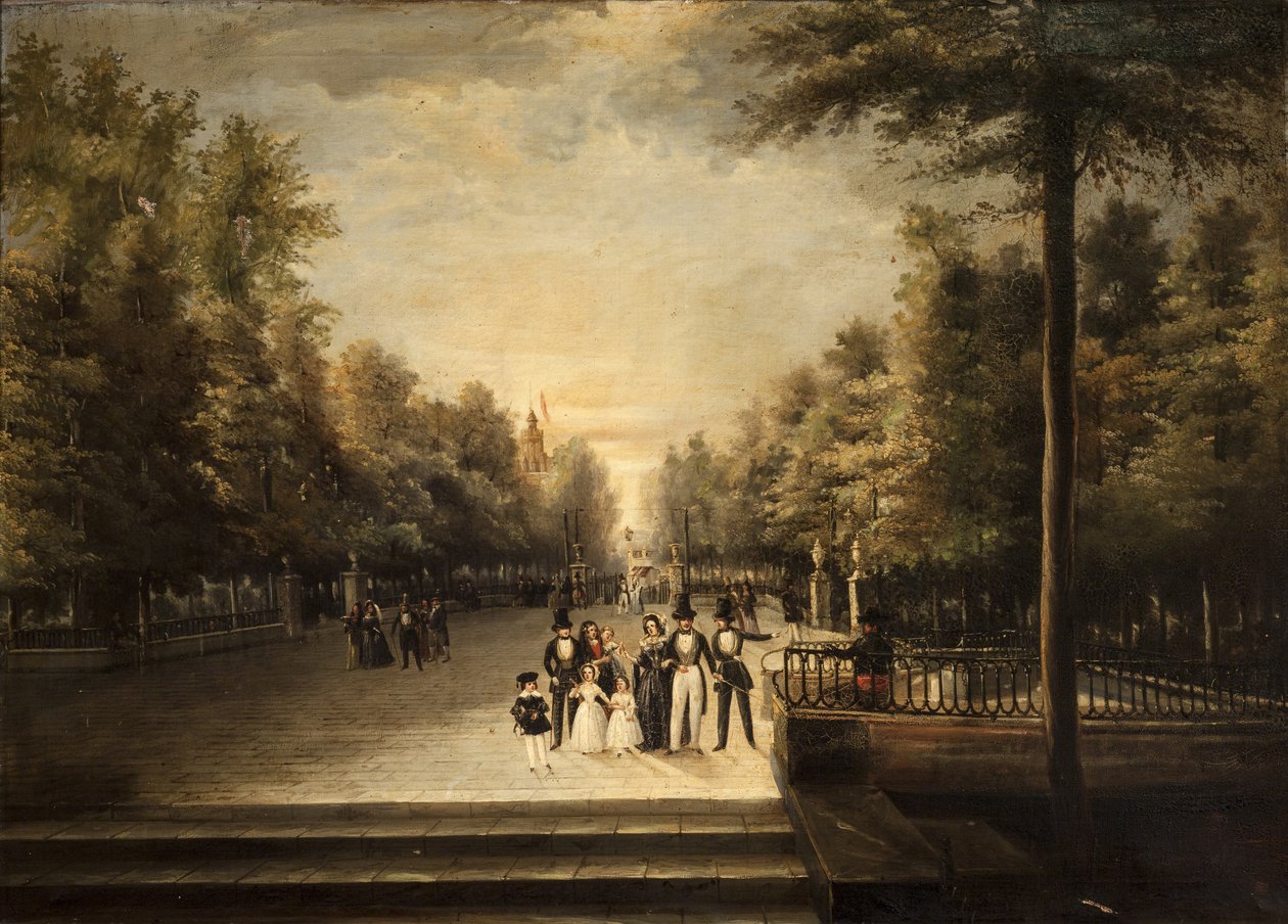 Vista del Paseo de Cristina tekijältä Unbekannt Unbekannt