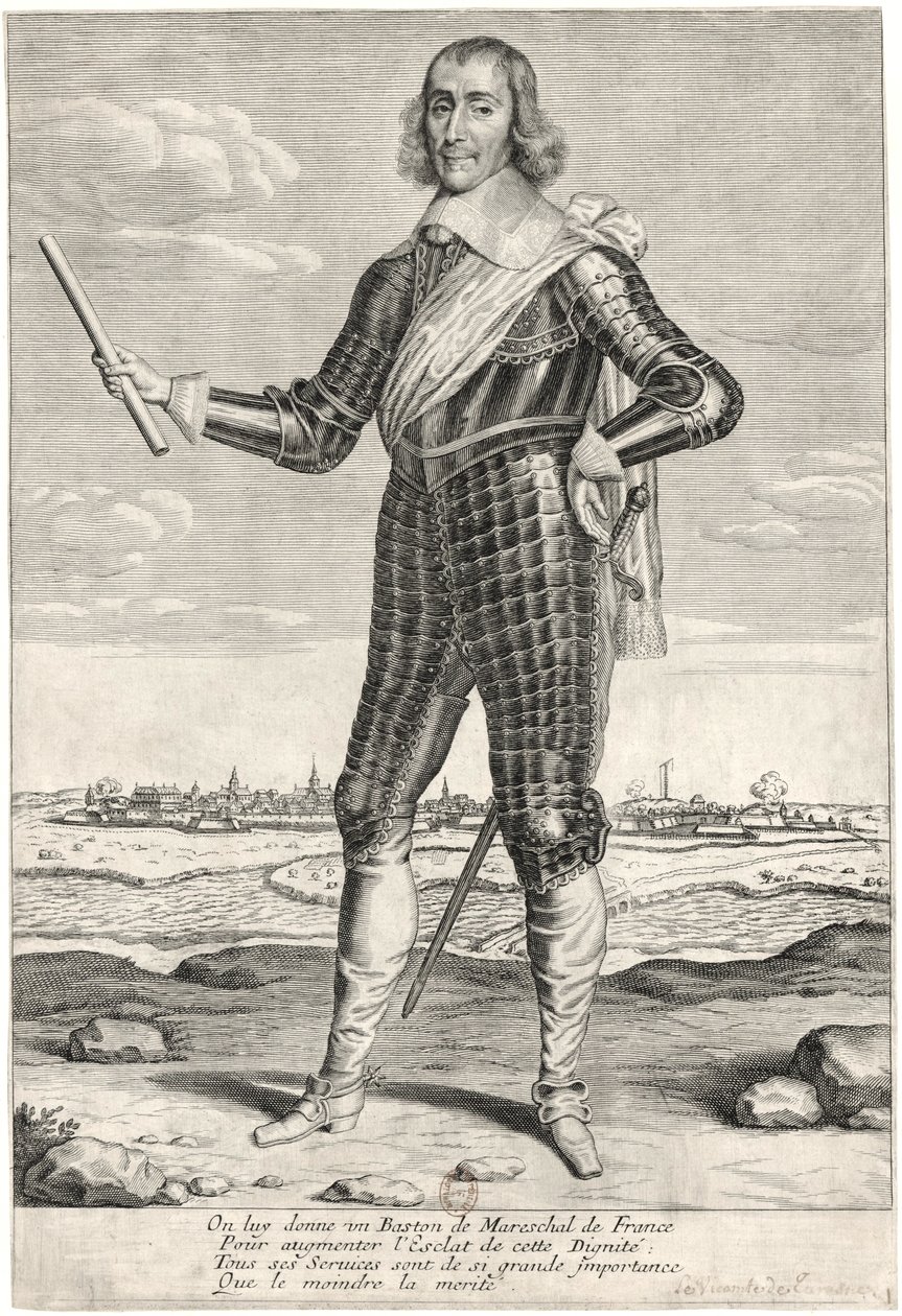 Abraham de Fabert (1599–1662), Ranskan marsalkka tekijältä Unbekannt Unbekannt