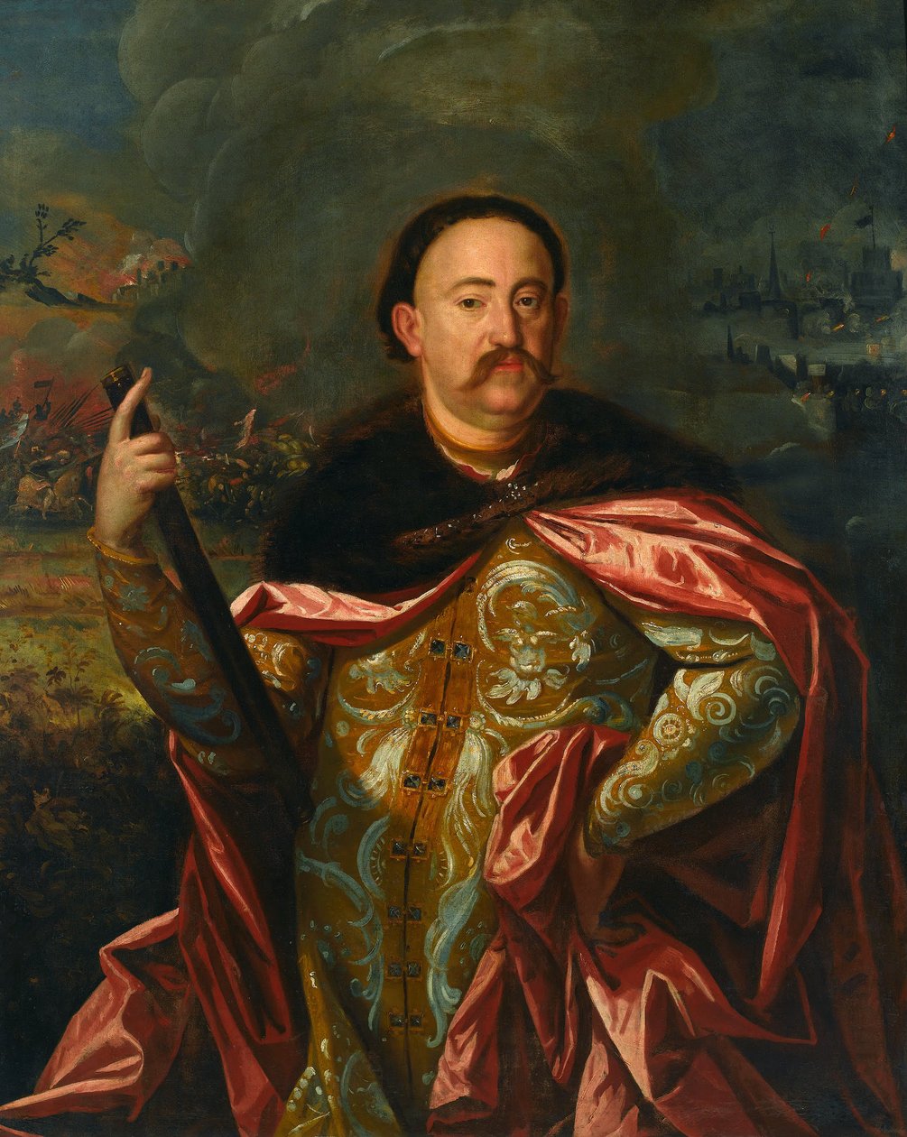 Anonyymi - John III Sobieskin muotokuva (XVII vuosisadan 4. neljännes) tekijältä Unbekannt Unbekannt