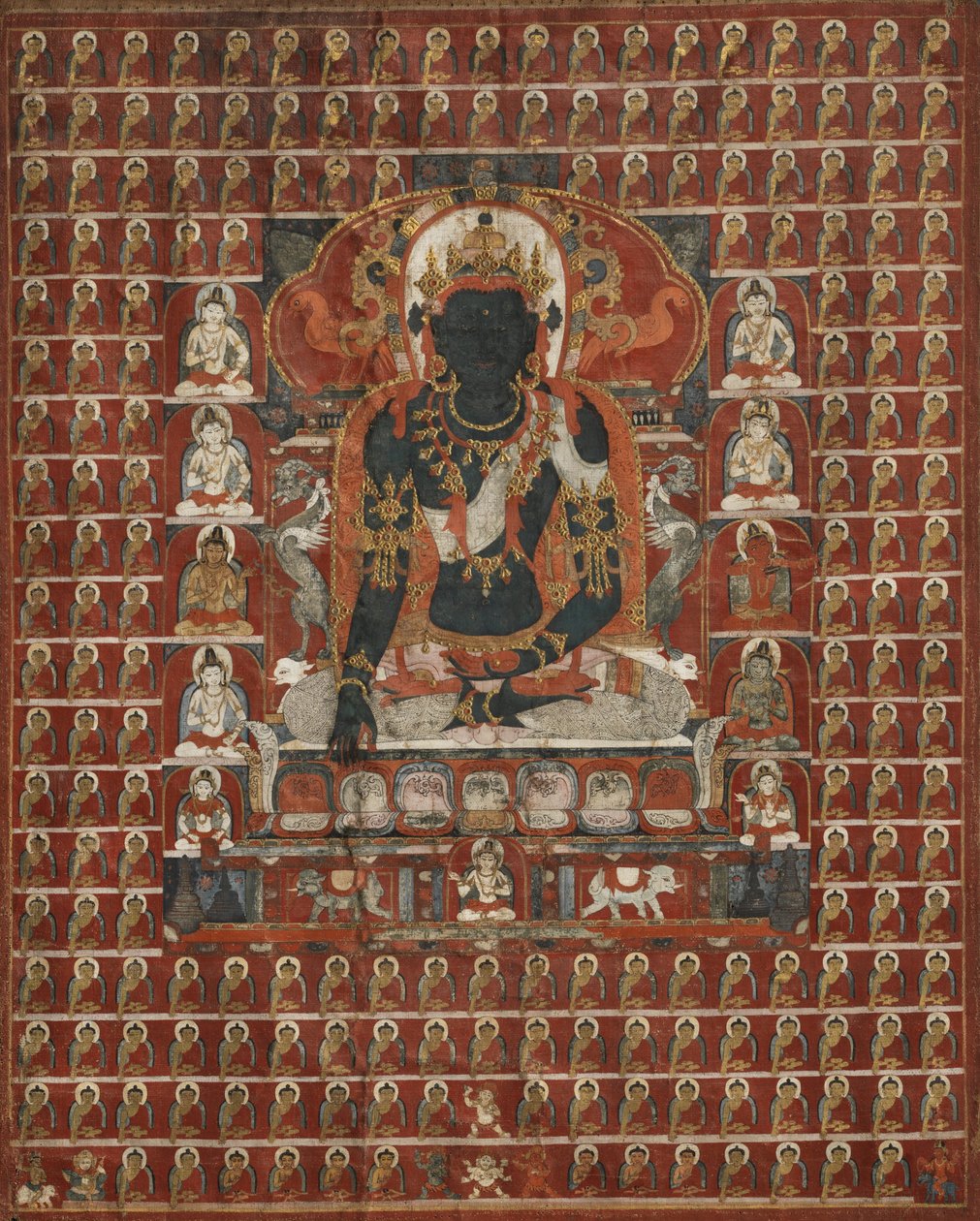 Buddha Akshobhya ja Sarvadurgatiparishodhana -mandalan itäkokous tekijältä Unbekannt Unbekannt
