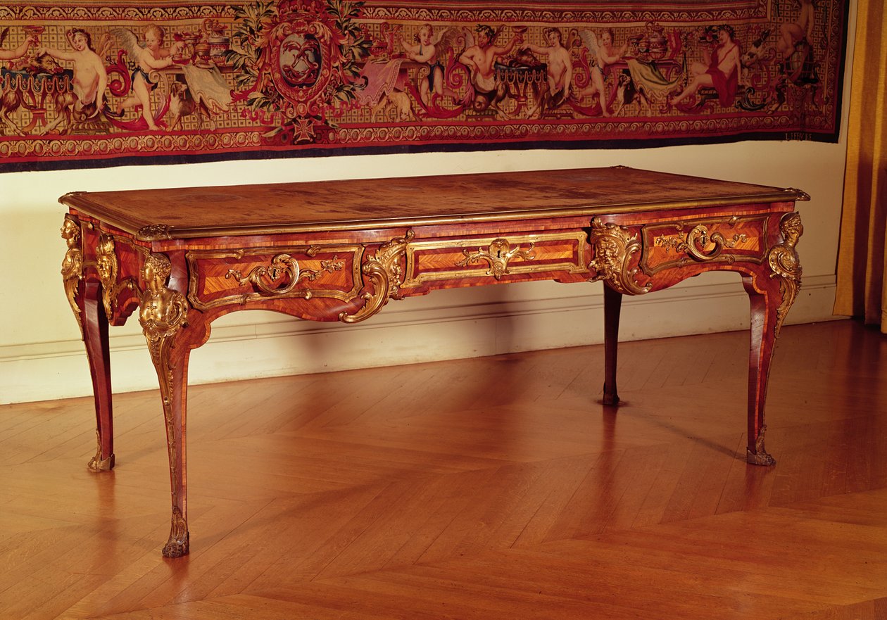 Bureau plat, ranska, Cressent, 1730 tekijältä Unbekannt Unbekannt
